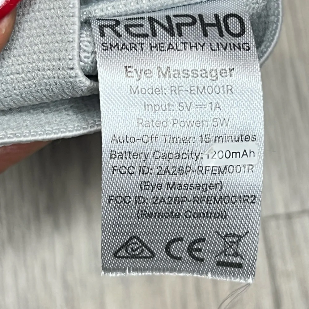 Renpho Eyeris 1 eye massager blue Bluetooth Music Rechargeable Eye Heat Massager